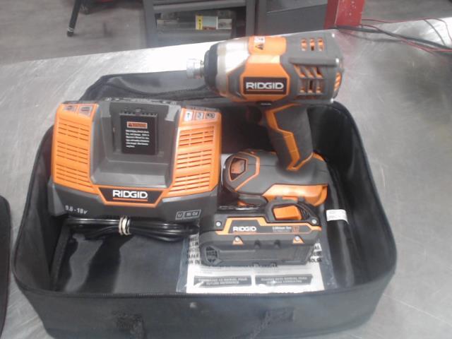 Kit impact 18v+2batt+chrg ds sc ridgid