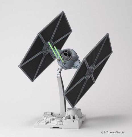 Miniature star wars tie fighter 1/72