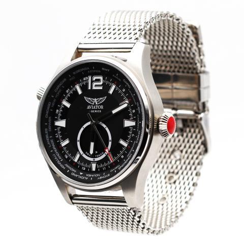 Montre aviator f series stainless