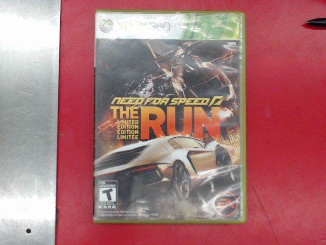 Need for speed run limited edition