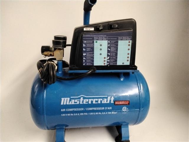 Mastercraft 3 gallon air compressor