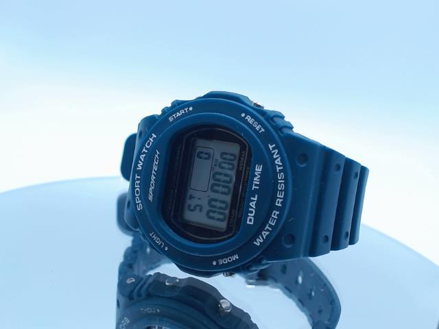 Montre bleu sport sportech