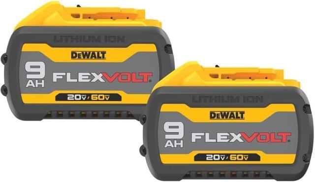 Grosse batterie dewalt 9ah flexvolt