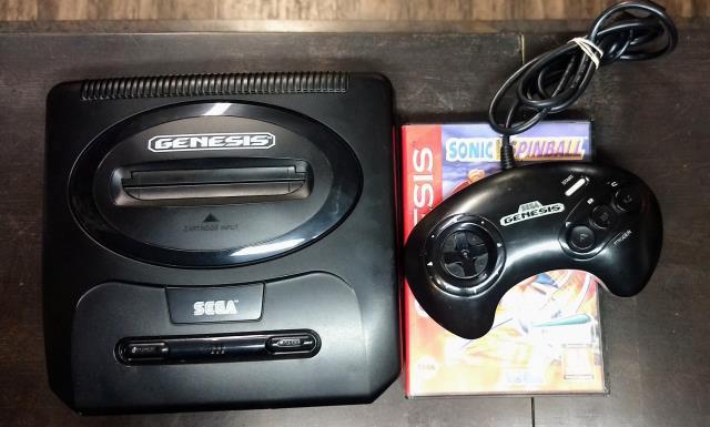 Sega genesis avec 2 manette