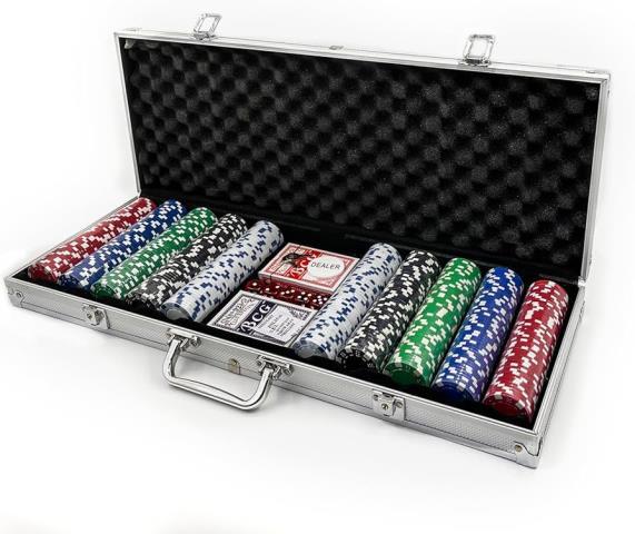 Etui 500 jetons poker chip