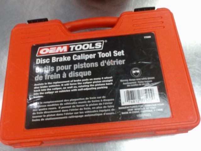 Caliper disc brake tool set dcase