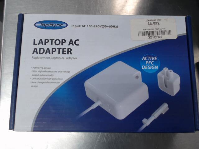 Adaptateur ac pour laptop