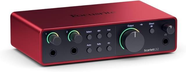 Usb audio interface focusritescarlett2i2