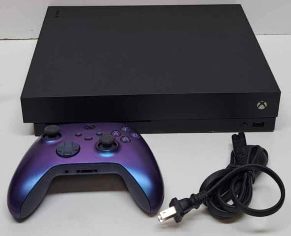 Xbox one x avec manette mauve