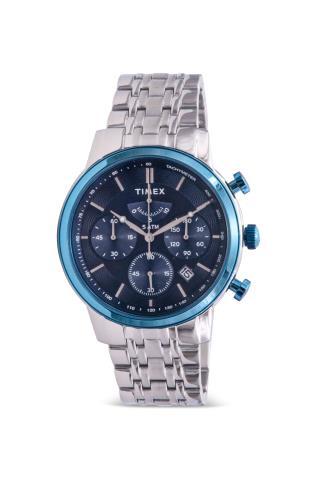 Timex men's blue analog chronograph