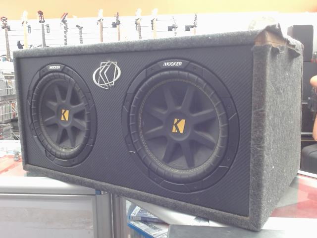 Subwoofer auto kicker 2x 10po