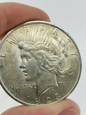 Silver coin one dollar 1923