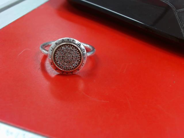 Bague pandore en argent et or 14kt