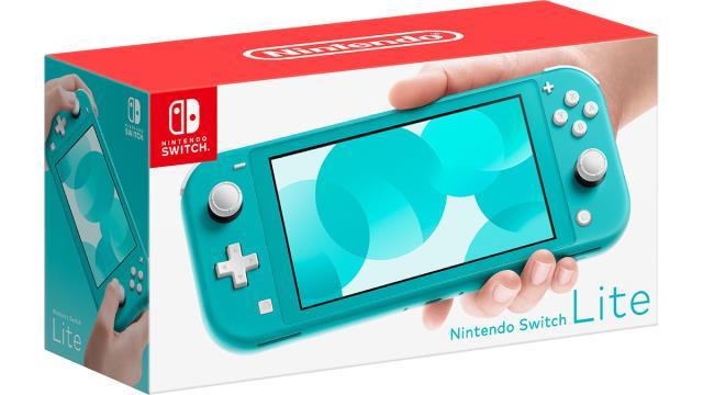 Nintendo switch lite turquoise + boite