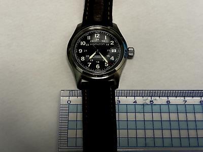 Hamilton automatic khaki mens watch noir