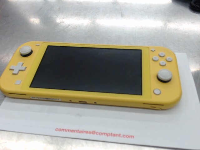 Nintendo switch lite jaune no charger