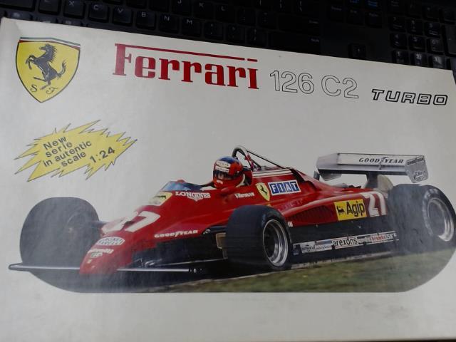 Ferrari 126 c2 t6urbo 1:24 scale toy