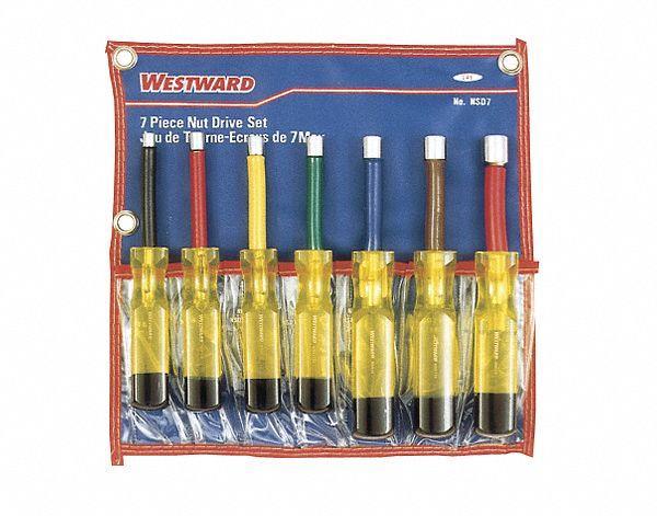 7 pce nut driver set