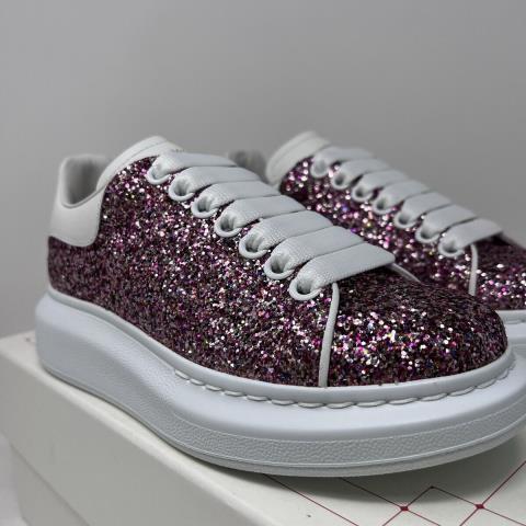 Alexender mcqueen purple/silver glitter