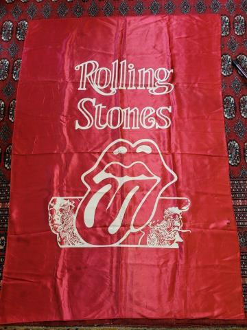 Rolling stones banner drapeau