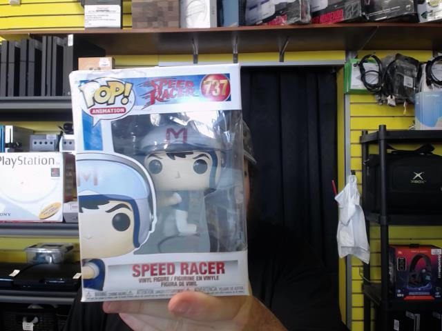 Figurine speed racer