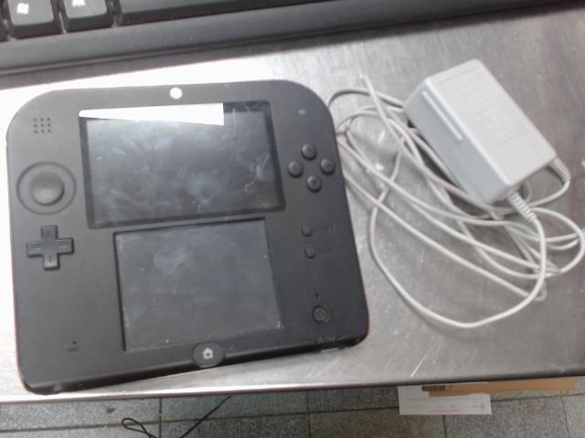 Nintendo 2ds rouge et noire avec chg