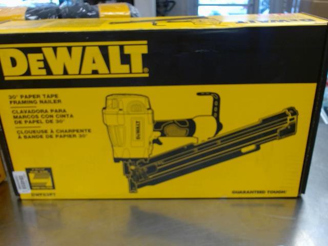 Paper tape framing nailer