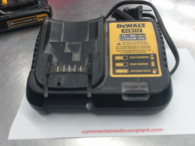 Chargeur dewalt