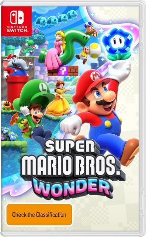 Jeu de super mario wonder sur switch