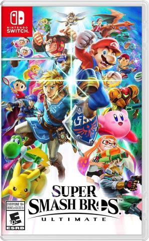 Jeu de smash bros ultimate sur switch