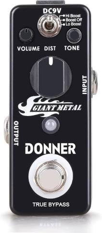 Giant metal guitar pedal