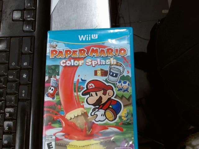 Paper mario color splash wii u