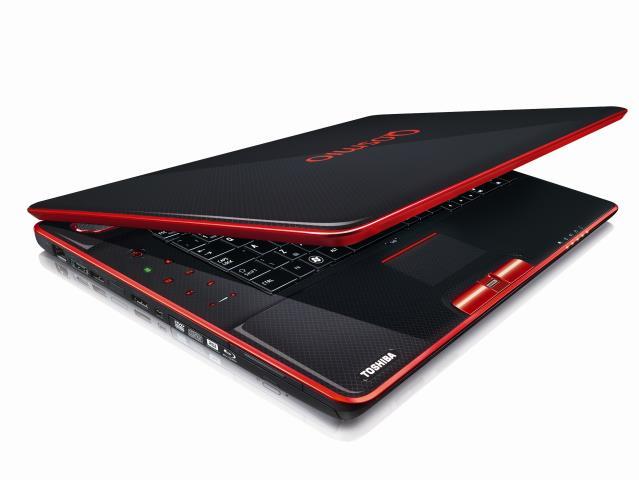 Laptop noir et rouge