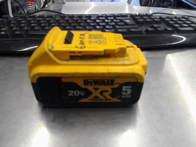 Batterie dewalt 20v 5ah lithium ion