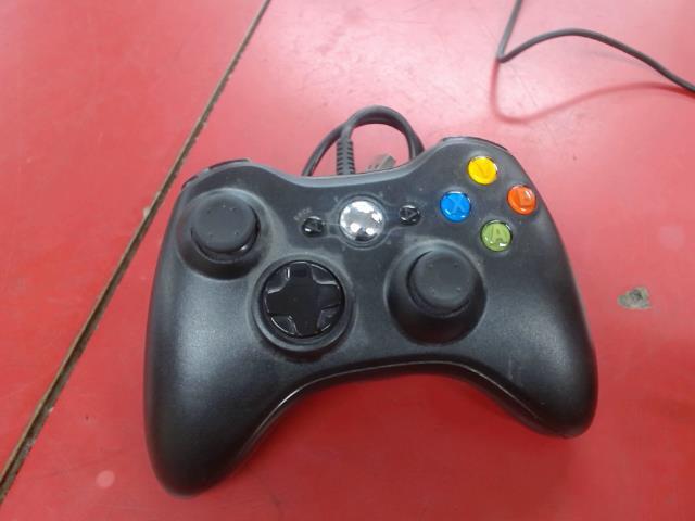 Manette xbox 360 noire avec cable