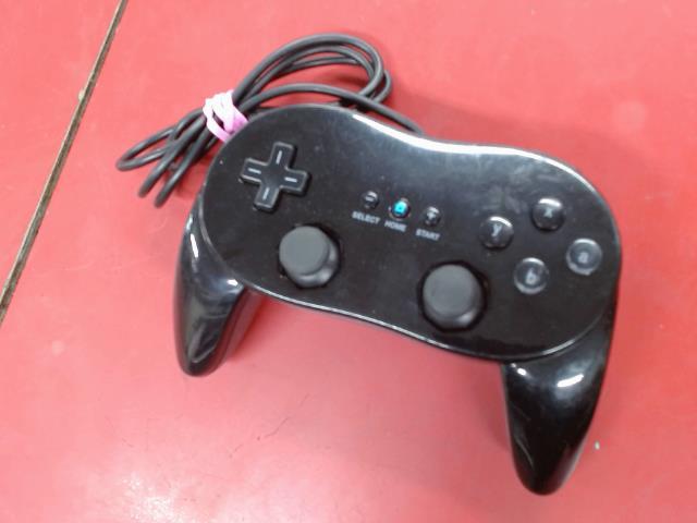 Manette noir style wii classic pro