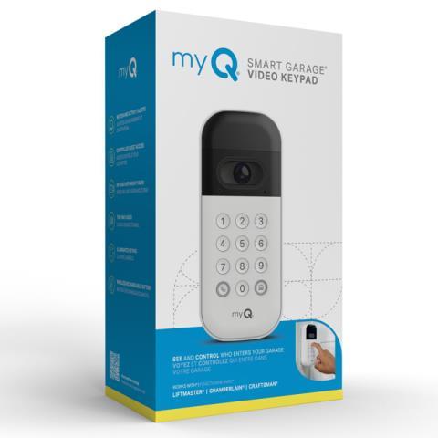 Smart garage video keypad