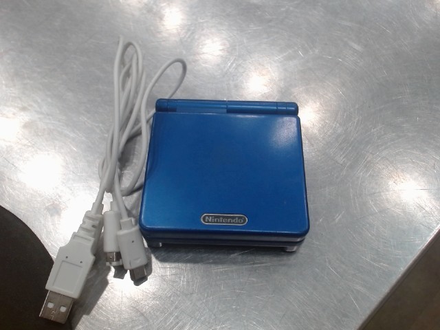 Gameboy advance sp bleu+fil