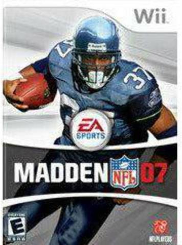 Madden nfl 07 wii