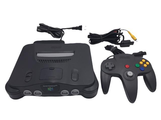 Console nintendo 64 noir avec manette