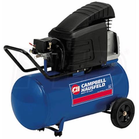 Campbell compressor 8gal. tank+ose