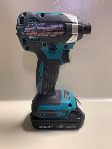 Brushless impact driver+batterie