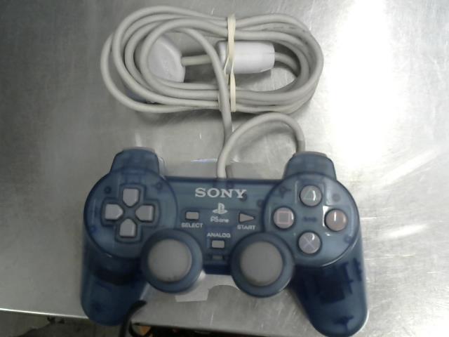 Manette de ps1 transparent blue scph-110