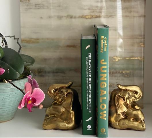 Bookends elephant