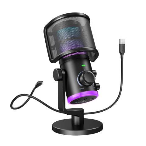 Microphone usb avec pop filter