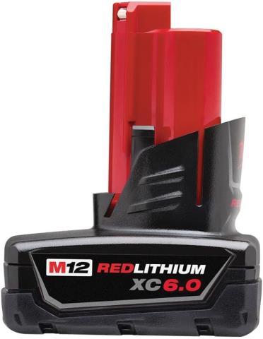 Milwaukee m12 xc 6.0ah battery