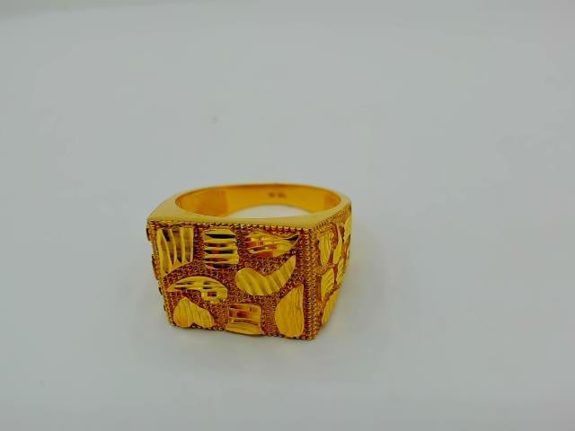 BAGUE GOURMETTE EN OR 10KT