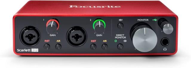 Audio interface scarlett 2i2