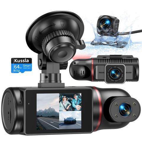 Front and rear dash camera