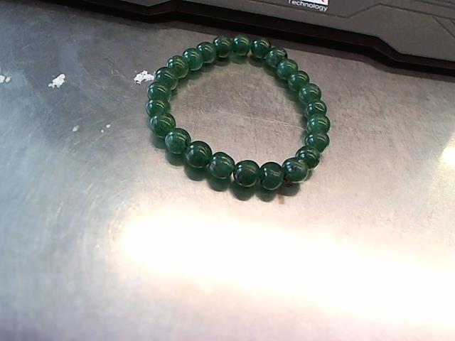 Bracelet en aventurine vert foret